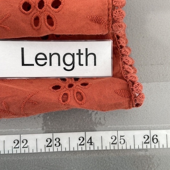 Ryegrass Tank Top NWT Embroidery Floral Halter Foxtail Orange Sz XX Large XXL - Picture 14 of 17